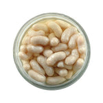 Gulp! Alive! Extruded Maggot Soft Bait White